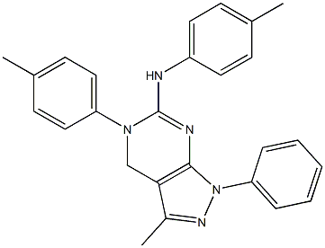 5-(p-Tolyl)-6-(p-tolylamino)-3-methyl-1-phenyl-4,5-dihydro-1H-pyrazolo[3,4-d]pyrimidine|