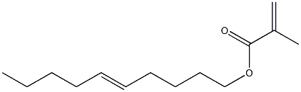 メタクリル酸(5-デセニル) 化学構造式