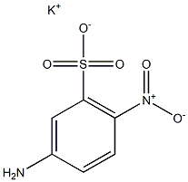 3-Amino-6-nitrobenzenesulfonic acid potassium salt Struktur