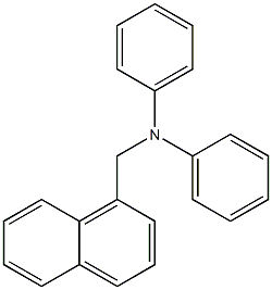 1-[[Diphenylamino]methyl]naphthalene,,结构式