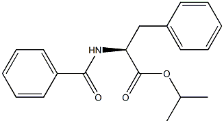 N-Benzoyl-L-phenylalanine isopropyl ester Struktur