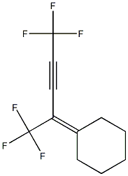4-Cyclohexylidene-1,1,1,5,5,5-hexafluoro-2-pentyne Structure