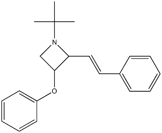  1-(1,1-Dimethylethyl)-3-phenoxy-2-[(E)-2-phenylethenyl]azetidine