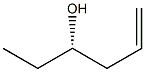 [S,(+)]-5-Hexene-3-ol Structure