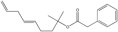 Phenylacetic acid 1,1-dimethyl-4,7-octadienyl ester