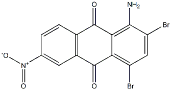 1-Amino-2,4-dibromo-6-nitroanthraquinone,,结构式