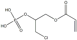 Phosphoric acid dihydrogen 1-chloromethyl-2-(acryloyloxy)ethyl ester Struktur