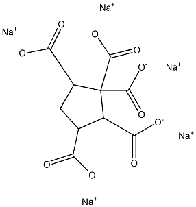 1,1,2,3,5-Cyclopentanepentacarboxylic acid pentasodium salt Struktur
