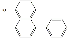 5-Phenyl-1-naphthol Struktur