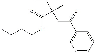 (S)-2-Methyl-2-ethyl-3-benzoylpropionic acid butyl ester