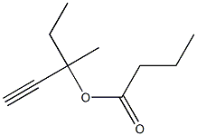 Butyric acid 3-methyl-1-pentyn-3-yl ester
