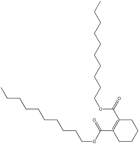 1-Cyclohexene-1,2-dicarboxylic acid didecyl ester,,结构式