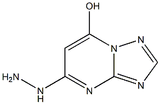 5-Hydrazino-7-hydroxy[1,2,4]triazolo[1,5-a]pyrimidine Struktur