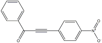 1-Phenyl-3-(4-nitrophenyl)-2-propyne-1-one Struktur