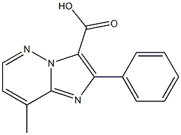 2-Phenyl-8-methylimidazo[1,2-b]pyridazine-3-carboxylic acid|