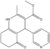 1,4,5,6,7,8-Hexahydro-2-methyl-4-(3-pyridinyl)-5-oxoquinoline-3-carboxylic acid methyl ester|