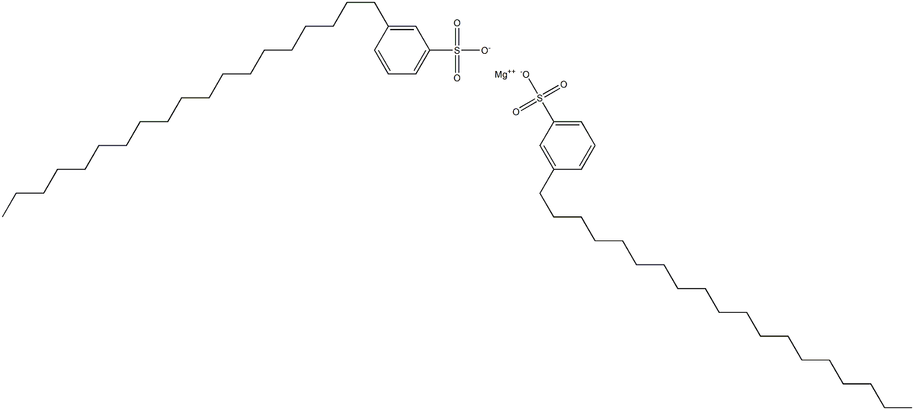 ビス(3-ノナデシルベンゼンスルホン酸)マグネシウム 化学構造式