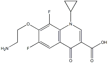 7-[2-Aminoethoxy]-1-cyclopropyl-6,8-difluoro-1,4-dihydro-4-oxoquinoline-3-carboxylic acid