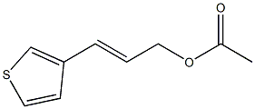 3-(3-Acetoxy-1-propenyl)thiophene Structure