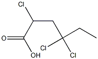 2,4,4-Trichlorocaproic acid 结构式