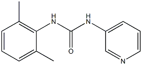 N-(2,6-Dimethylphenyl)-N'-(3-pyridyl)urea Structure