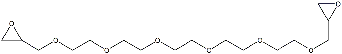 2,2'-[Ethylenebis(oxyethyleneoxyethyleneoxymethylene)]bis(oxirane) Structure