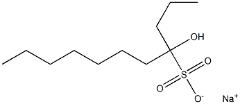 4-Hydroxyundecane-4-sulfonic acid sodium salt