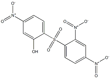 5-Nitro-2-[(2,4-dinitrophenyl)sulfonyl]phenol Structure