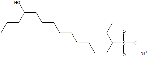 13-Hydroxyhexadecane-3-sulfonic acid sodium salt