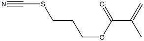 Methacrylic acid 3-thiocyanatopropyl ester Structure