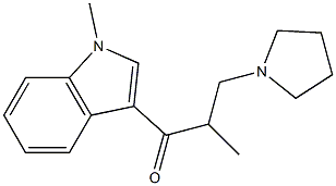 1-Methyl-3-[2-methyl-3-(pyrrolidin-1-yl)propionyl]-1H-indole