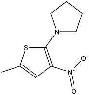 2-(1-Pyrrolidinyl)-3-nitro-5-methylthiophene