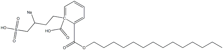 Phthalic acid 1-tetradecyl 2-(3-sodiosulfobutyl) ester