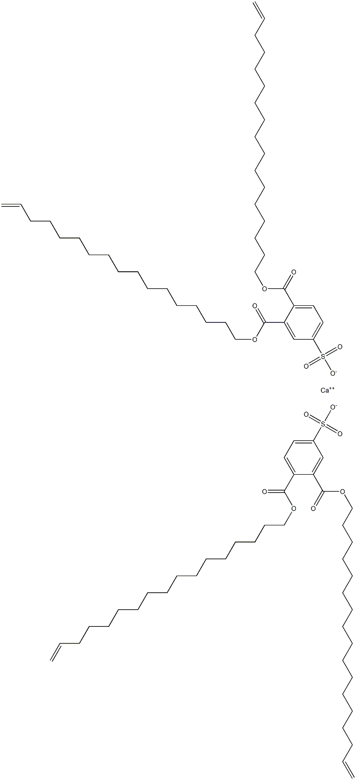  Bis[3,4-di(16-heptadecenyloxycarbonyl)benzenesulfonic acid]calcium salt