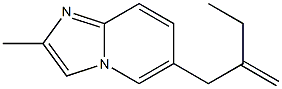 2-Methyl-6-(2-methylenebutyl)imidazo[1,2-a]pyridine