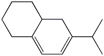 1,2,3,4,4a,5-Hexahydro-6-isopropylnaphthalene,,结构式