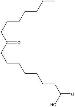 9-オキソヘキサデカン酸 化学構造式