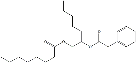 Heptane-1,2-diol 1-octanoate 2-(phenylacetate)|