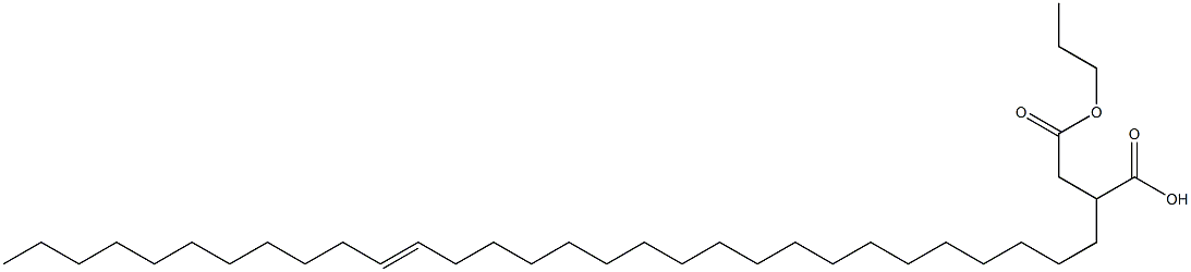 2-(19-Triacontenyl)succinic acid 1-hydrogen 4-propyl ester Structure