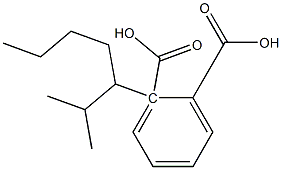 (+)-Phthalic acid hydrogen 1-[(R)-1-isopropylpentyl] ester Structure