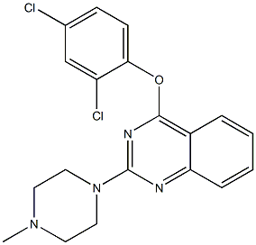 2-[4-Methyl-1-piperazinyl]-4-(2,4-dichlorophenoxy)quinazoline