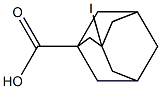 3-Iodo-1-adamantanecarboxylic acid 结构式