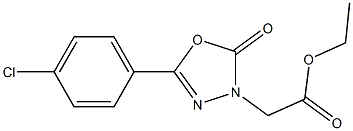 5-(4-Chlorophenyl)-2-oxo-1,3,4-oxadiazole-3(2H)-acetic acid ethyl ester