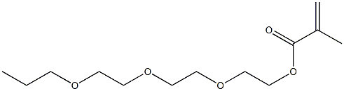 Methacrylic acid 2-[2-(2-propoxyethoxy)ethoxy]ethyl ester Struktur