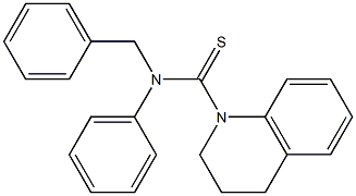 N-Benzyl-N-phenyl-1,2,3,4-tetrahydroquinoline-1-carbothioamide Structure