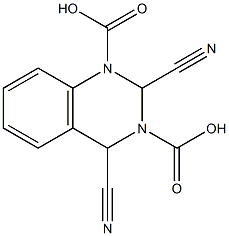 2,4-Dicyano-1,2,3,4-tetrahydroquinazoline-1,3-dicarboxylic acid