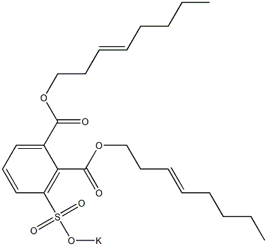 3-(Potassiosulfo)phthalic acid di(3-octenyl) ester