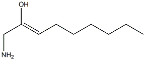 1-Amino-2-nonen-2-ol,,结构式