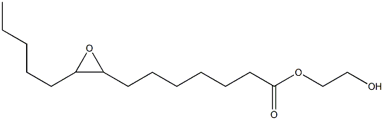 8,9-Epoxymyristic acid 2-hydroxyethyl ester Structure