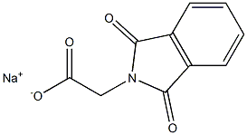 [(2,3-Dihydro-1,3-dioxo-1H-isoindol)-2-yl]acetic acid sodium salt Structure